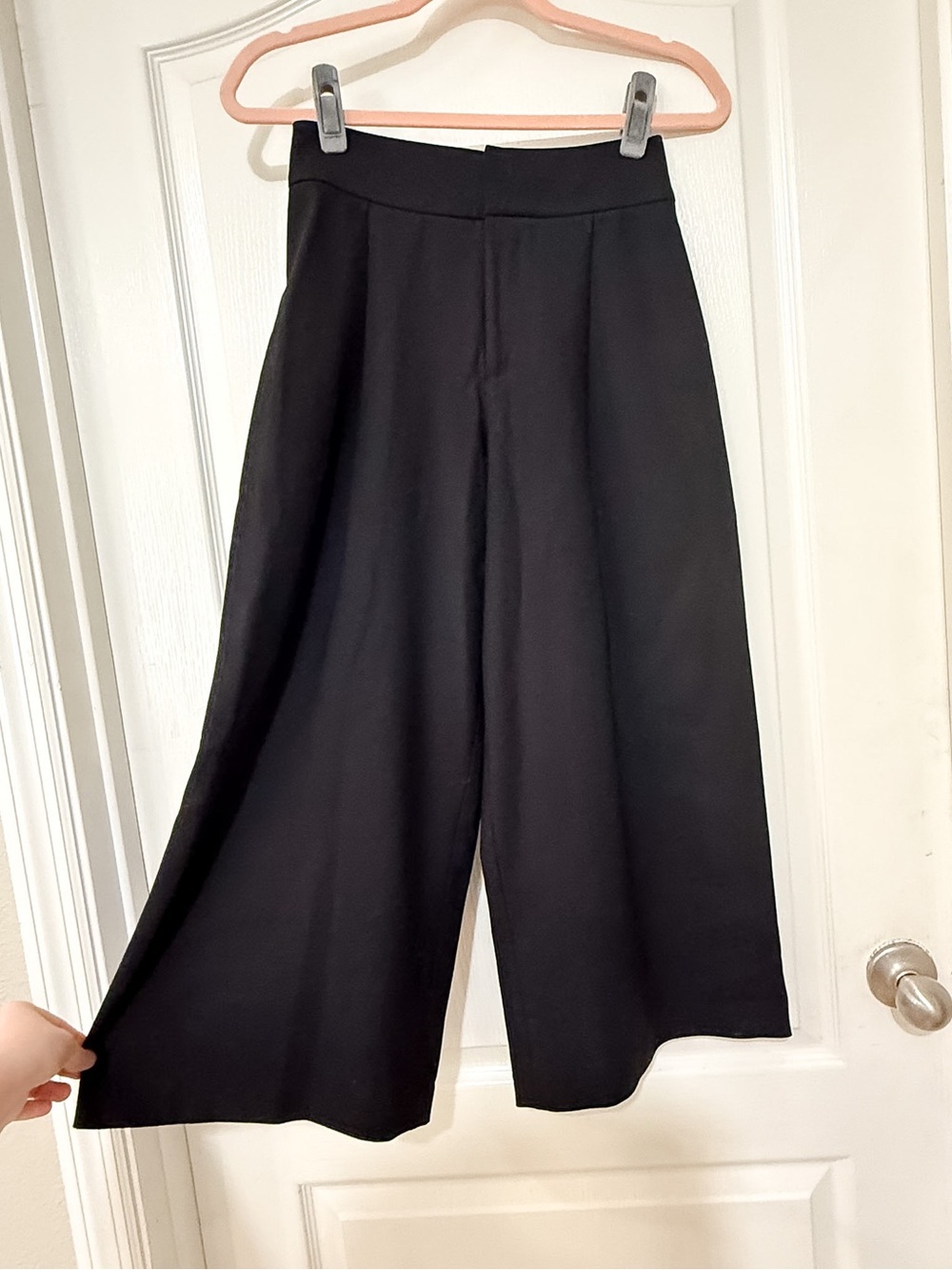 Club Monaco Black Wide-Leg Pants